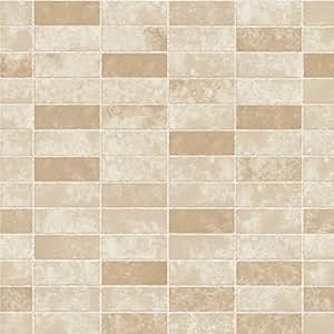BHF FD40118 Ceramica Stone Tile Kitchen and Bathroom Wallpaper Gold: Amazon.co.uk: DIY Tools BHF FD40118 Ceramica Stone Tile Kitchen and Bathroom Wallpaper Gold: Amazon.co.uk: DIY Tools