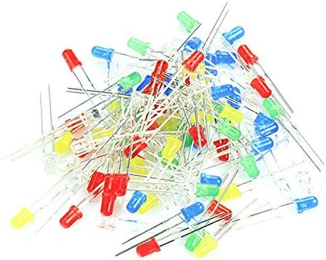 Himolla Small home appliance special LED indicator 3mm round straw hat LED light emitting diode size 3mm (yellow)
