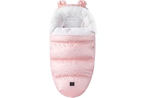 YILWNNCSE Sacco Universale Passeggino,Baby Sacco Nanna Termico,Copripiedi per Passeggino Cosy Toes,Passeggino Allegato,Copripiede Invernale per Bambini, Antivento, Impermeabile,Lavabile (Rosa)