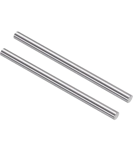 QUARKZMAN 5x 304 Edelstahl-Rundstangen – 250 Mm X 4 Mm, Glanzpoliert, Für DIY-Achsen, Wellen & Bastelprojekte