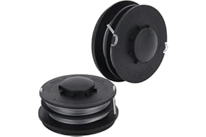 Moritale Bobina de Hilo para Einhell Akku GC-ET 4530 RTV 400 RTV 550 RTV 550/1 línea de Carretes Repuestos Desbrozadora (2 piezas)