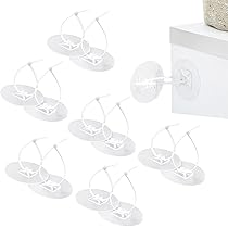 Kit Cinghie Adesive Anti-Ribaltamento Per Mobili - 10 Paia - Sicurezza Bambini Per Librerie, Cassettiere, Armadi