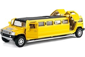 MOOKEENONE 1:32 Model Car Kids Toy Metal Diecast Car Limousine Model for Hummer