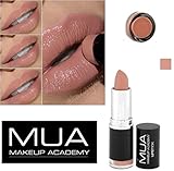 MUA MAKE UP ACADEMY LIPSTICK SHADE 14 -NUDE BARE NAKED -3.8g