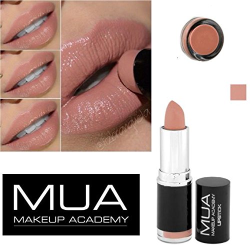 MUA MAKE UP ACADEMY LIPSTICK SHADE 14 -NUDE BARE NAKED -3.8g