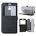 Price comparison product image BeCool® - Flip Cover Case protect your Ulefone Power, protects and adapts flawlessly to your Smartphone, [ Viewing Stand ]. Black