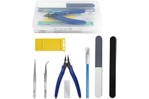 WMYCONGCONG 8 PCS Gundam Modello Tools Kit Modeler Strumenti di Base Hobby Building Tools Kit per edifici Auto Aerei Modello Assemblare Costruzione Riparazione e Fissaggio