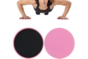 YOLISPA 2pcs Core Exercise Sliders Sliding Gliding Discs for Gym Home Abdominal Total Body Workout Equipment