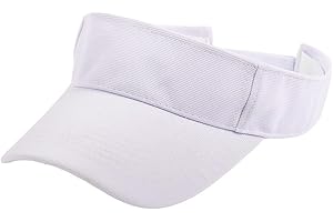 Cysocool Kids Sun Visor Hat 4-12 Years Girls Boys Golf Visor Anti UV Tennis Sun Hat Summer Beach Cool Hat Wide Brim Sun Protection Hat Adjustable Peaked Snapback Cap Sports Running Sun Visor Cap