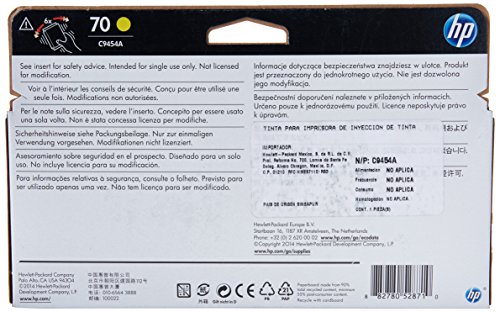 HP 70 Gelb Original Tintenpatrone, 130 ml - 2