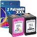 Produktbild PlatinumSerie® Sparset 2 Patronen remanufactured für HP 302 XL Black & Color mit Füllstandsanzeige und 148% mehr Inhalt! Für Envy e-All-in-One 4520 4521 4522 4524 4525 4526 4527 4528