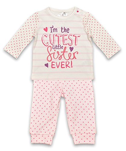 Baby Girl's Cutest Sister Cotton 2 Piece Top & Bottoms Set sizes 1 to 18 Months