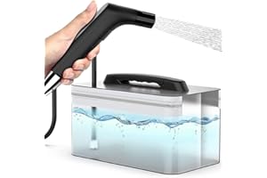 Zooma Portable Travel Bidet, 2.3L Electric Spray Rechargeable Handheld Toilet Bidet for Personal Hygiene, Camping