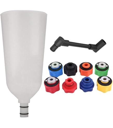 BGS 8406 Imbuto Professionale Con Tubo Flessibile - Ø 160 Mm, Lunghezza 400 Mm - Per Olio, Antigelo, Diesel