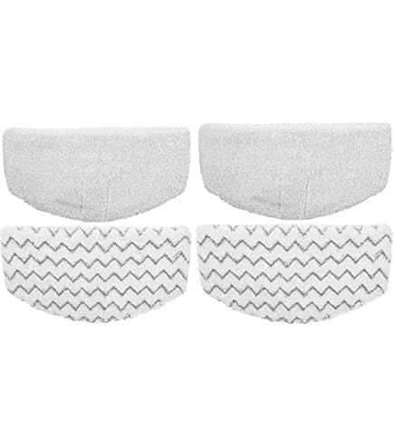 Lingettes Microfibre Lavables Compatibles Avec Les Balais Vapeur Bissell Powerfresh (2 Pièces) - Idéales Pour Sols, Carrelage Et Tapis