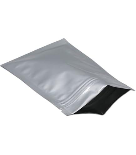 WACCOMT Mylar Taschen 6x8cm - Wiederverschließbare Alufolie-Beutel Für Lebensmittel Lagerung