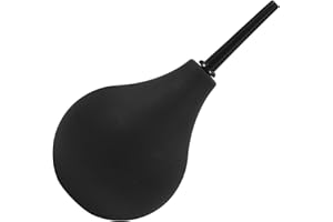 HEALIFTY 224ml Ear Syringe Bulb Black Rubber Suction Size L (Black)