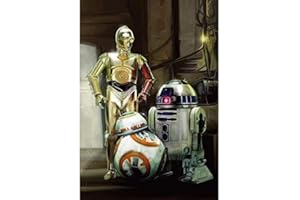 DVBQQWE 5D Star Wars Kit de pintura de diamante para adultos, DIY R2D2 BB8 C3PO Pintura de diamante con diamantes, arte de punto de cruz para manualidades, decoración de la pared del hogar, 30 x 40 cm