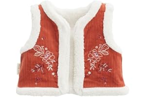 Petit Béguin - Veste sans Manches Enfant réversible en Velours côtelé Manouk