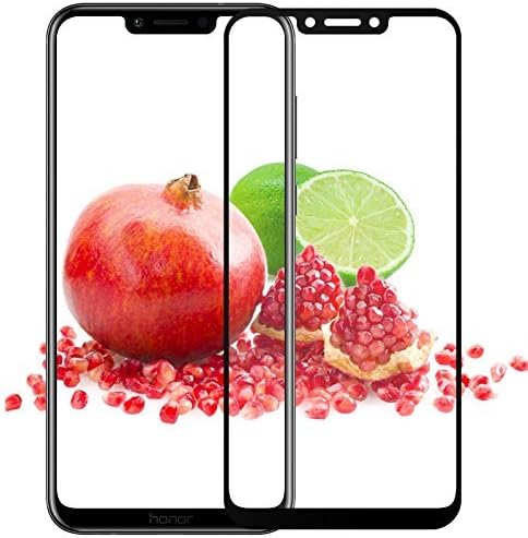 Newlike Huawei Honor Play Tempered 5D [Pack 0F 1], Full Tempered Glass for Huawei Honor Play - Black