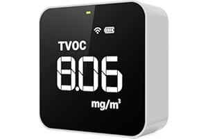 Temtop M10i WIFI monitor jakości powietrza w pomieszczeniach, kontrola jakości środowiska domowego, dokładny detektor testów PM2.5, HCHO, TVOC, AQI, przenośny miernik jakości powietrza