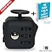 Produktbild Fidget Cube - gadget / toy against stress, restless hands, perfect for nervous fingers for distraction, known from kickstarter - comparable to the original (Black)