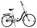 Produktbild LANDER Faltrad 24" Zoll (=61cm) 8 Gang SHIMANO Nabenschaltung Aluminiumrahmen Nabendynamo StVZO-Ausstattung schwarz