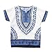 Produktbild LSAltd Mode Kinder Baby Unisex Klassische Retro Afrikanische Helle Farbe Drucken Kurzarm Lose Baumwolle Dashiki T-Shirt Tops Bluse