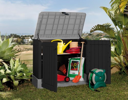 Mülltonnenbox von Keter Store it Out Midi, Schwarz, 845L - 3