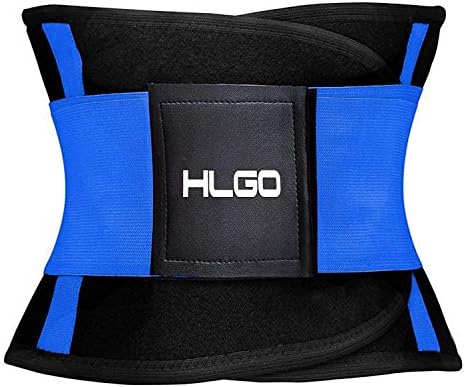HLGO Waist Cincher Trainer Body Adjustable Elastic Exercise Waist Belt 5 Corlor, 4 Size for Choice
