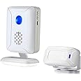 Wireless PIR Motion Sensor Detector Home Store Welcome Buzzer Security Alarm Chime for Business Mailbox Front Door Entry Alert (1 Sensor & 1 Doorbell)