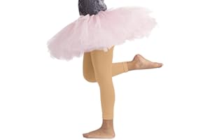 CALZITALY PACK 1 ou 2 PAIRES - Leggings Dance Fille, Pantacollant Ballet, Leggings Ballet, Collants sans pieds, 60 DEN, Fabriqué en Italie