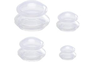 SYULCR 5 pezzi Kit Coppettazione Massaggio in Silicone, Set di Terapia a Coppettazione Silicone, Massaggio Silicone Cupping Professionale, per la Terapia, per la Casa, Spa Sanitaria (5 pezzi)