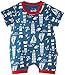 Kite Baby-Boys Lighthouse Round Collar Short Sleeve Romper, Blue (French Navy), 0-3 Months