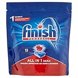  Finish - Max detergente todo en uno, 13 pastillas, 242 gr normal