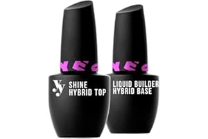 Le set de base et top coat Hard YES!YOU inclut la base hybride Liquid Builder et le top coat hybride Shine