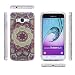 Produktbild TPU+PC Hülle für Samsung Galaxy J3(2016)/J310 IMD Handyhülle Schale Etui Glitzer Stoßdämpfung Cover Rück, Fanryn Umgeben von Diamantkristall Bunte Muster Design Super Dünn Weich Flexibel Handy Hülle Durchsichtig Transparent Etui Cover Protective Shell Soft Schutzhülle Telefon Kasten für Samsung Galaxy J3 2016 SM-J310