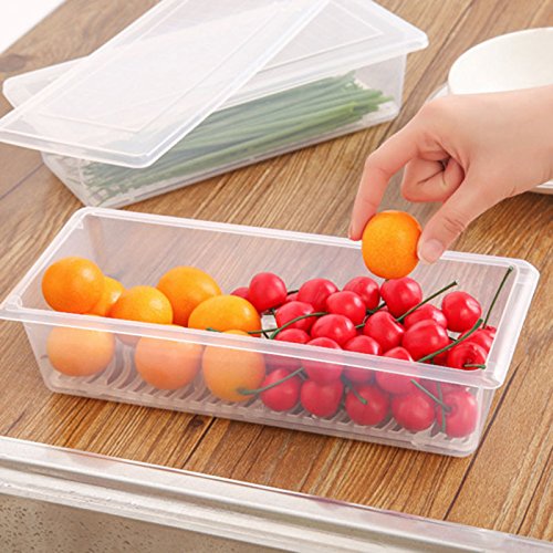 TOPmountain praktische Kühlschrank Lebensmittel Aufbewahrungsboxen Sealed Frisches Obst Gemüse Meeresfrüchte Halten Crisper Küchenwerkzeuge Geschirr