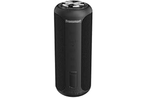 Tronsmart T6 Plus Upgraded Edition Cassa Bluetooth 40W, Altoparlante Waterproof IPX6 con Powerbank, 360° Suono Stereo, 15 Ore di Riproduzione, Effetti Tri-Bass, Speaker con Bluetooth 5.0 e NFC
