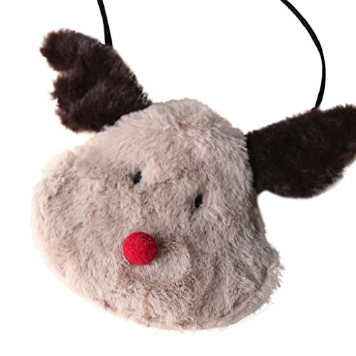 Preisvergleich Produktbild Subfamily Baby Girls Weihnachts-Hirsch Mode-Rucksäcke niedliche Aufbewahrungstasche Einzel-Schultertasche Beste Geschenke für Kindern Schultertasche Citytasche klassisches Aussehen Baumwolle, Cloth (braun)