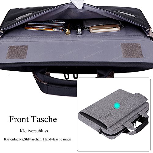BRINCH Laptoptasche  unisex Messenger Bag Oxford Gewebe Umh  ngetasche Aktentasche mit Tragriemen f  r 17 - 17 3 Zoll Laptop   Notebook   MacBook   Ul