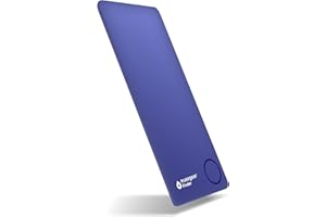 musegear Schlüsselfinder mit Bluetooth App I Flat Finder I Keyfinder laut für Handy in blau I Für iOS & Android I Schlüssel Finden