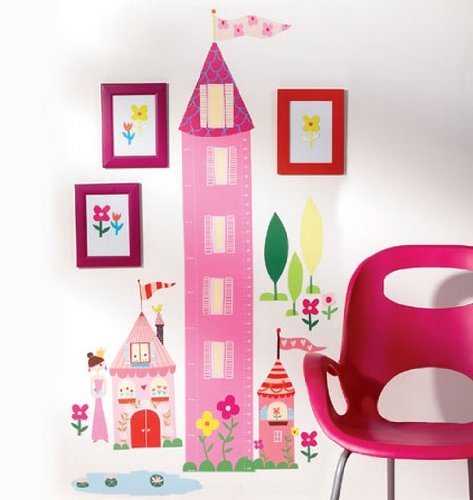 Wallies Wall Play Princess Growth Chart