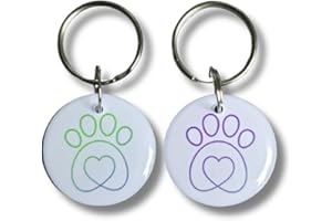 AVYLI Kompatibel mit Sureflap Surefeed Microchip RFID Halsband Ersatzanhänger 2 Stück Wasserdicht für Haustiere Ohne Mikrochip (Weiß)