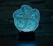 Price comparison product image 7 Color 3D LED Optical Illusion Night Light USB Touch Switch Table Lamp , Abstract Star