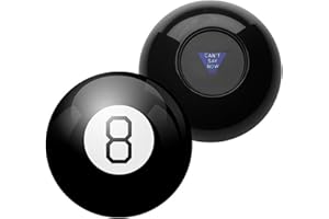 UEZETH Magic 8 Ball – Classic Retro Novelty Mystic Gadget with 20+ Answers and Predictions, Mystic 8 Ball Decision Making Fortune Telling Fun Toy Game Retro Edition Novelty Toy For Him & Her