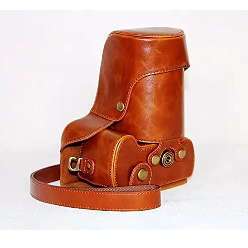 pu Design Housse en cuir   tui pour appareil photo avec tr  pied pour Nikon D5300 D5200 D5100