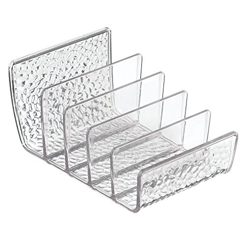 InterDesign 55150EU Rain Kosmetik-Set-Organizer für Waschtisch/Schrank, Pflegeprodukte, Plastik, clear, 10,16 x 15,24 x 7,62 cm