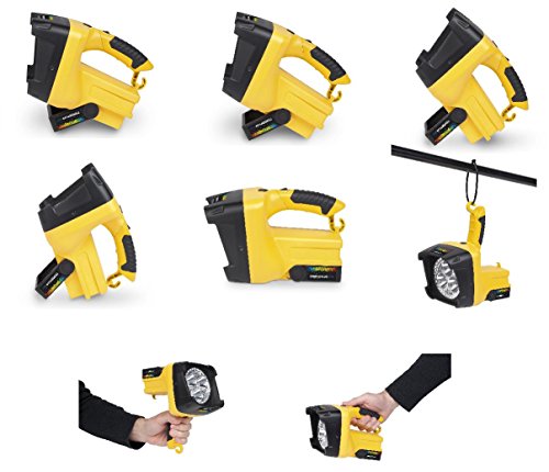 Wiederaufladbare zweifarbige LED-Spotleuchte Arbeitslampe Signallampe Handlampe – POWLI450 - 2