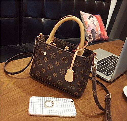 GUNAINDMX Sac à bandoulière Messenger Bag Sac à main d'été Motif d'impression Sac à main Litchi Motif Petit sac à main sac à bandoulière couleur unie Messenger Bag